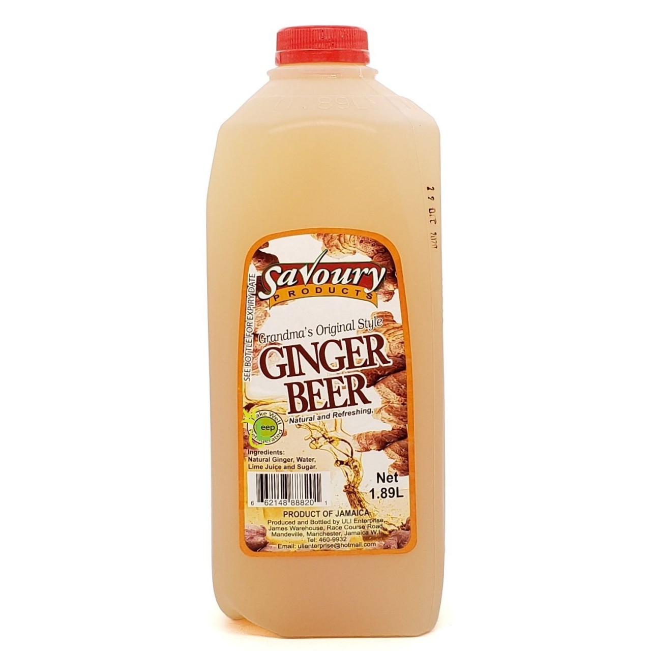 SAVOURY GINGER BEER 1.89L