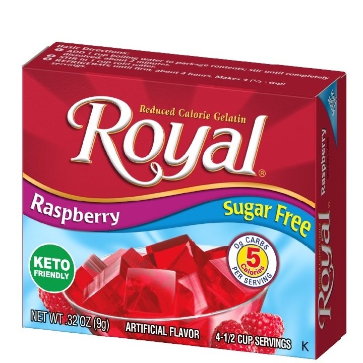 ROYAL GELATIN RASPBERRY SF 1.41oz