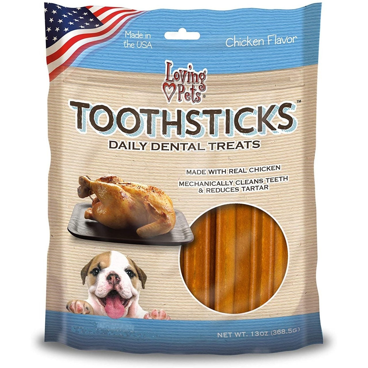 LOVING PETS TOOTHSTICKS CHICKEN 13oz