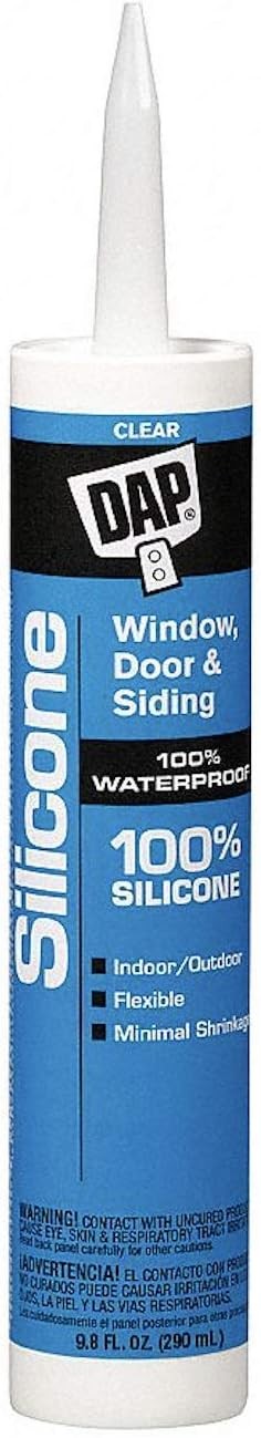 10 oz. Clear 100% Silicone Sealant #08641