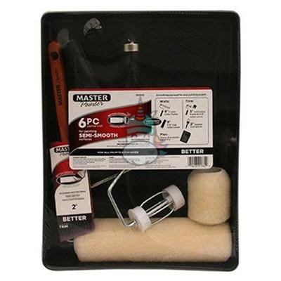 6 pcs. Plastic Paint Tray Set