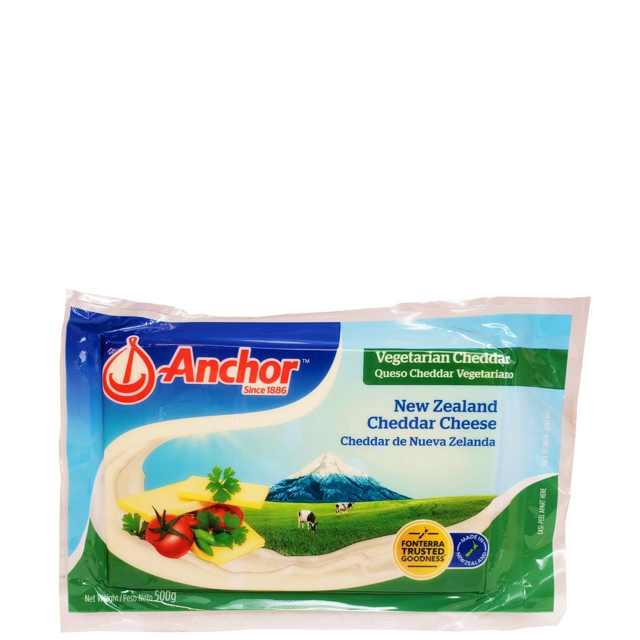 ANCHOR CHEDDAR VEGETARIAN 500g