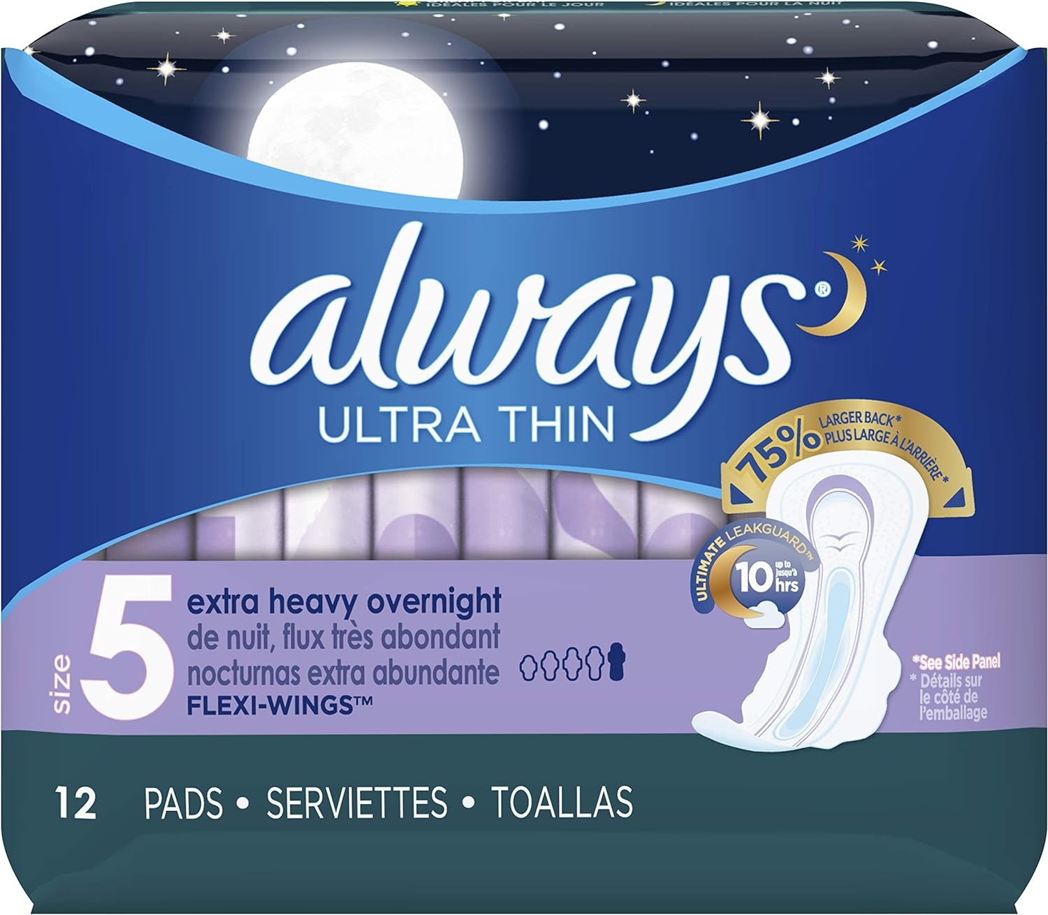 ALWAYS U/THIN MAXI/PROTECTION 12’S