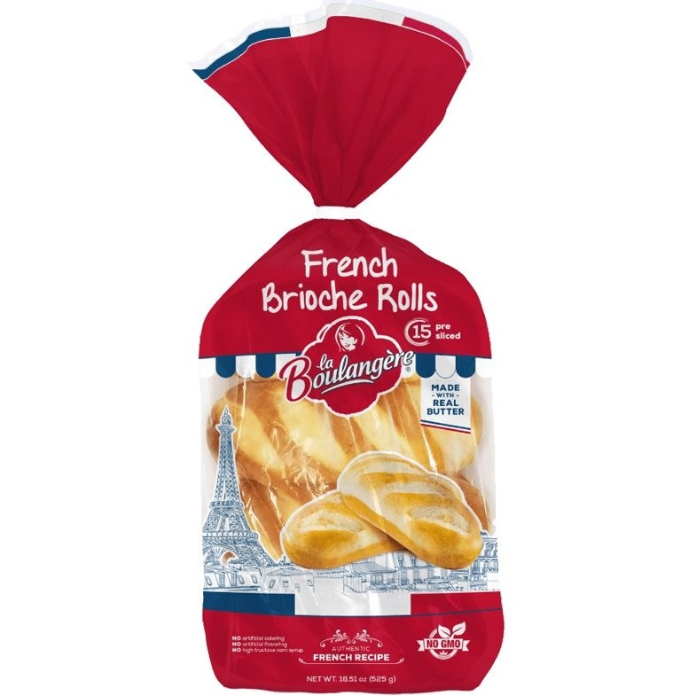 LA BOULANGERE FRENCH BRIOCHE ROLLS 525g