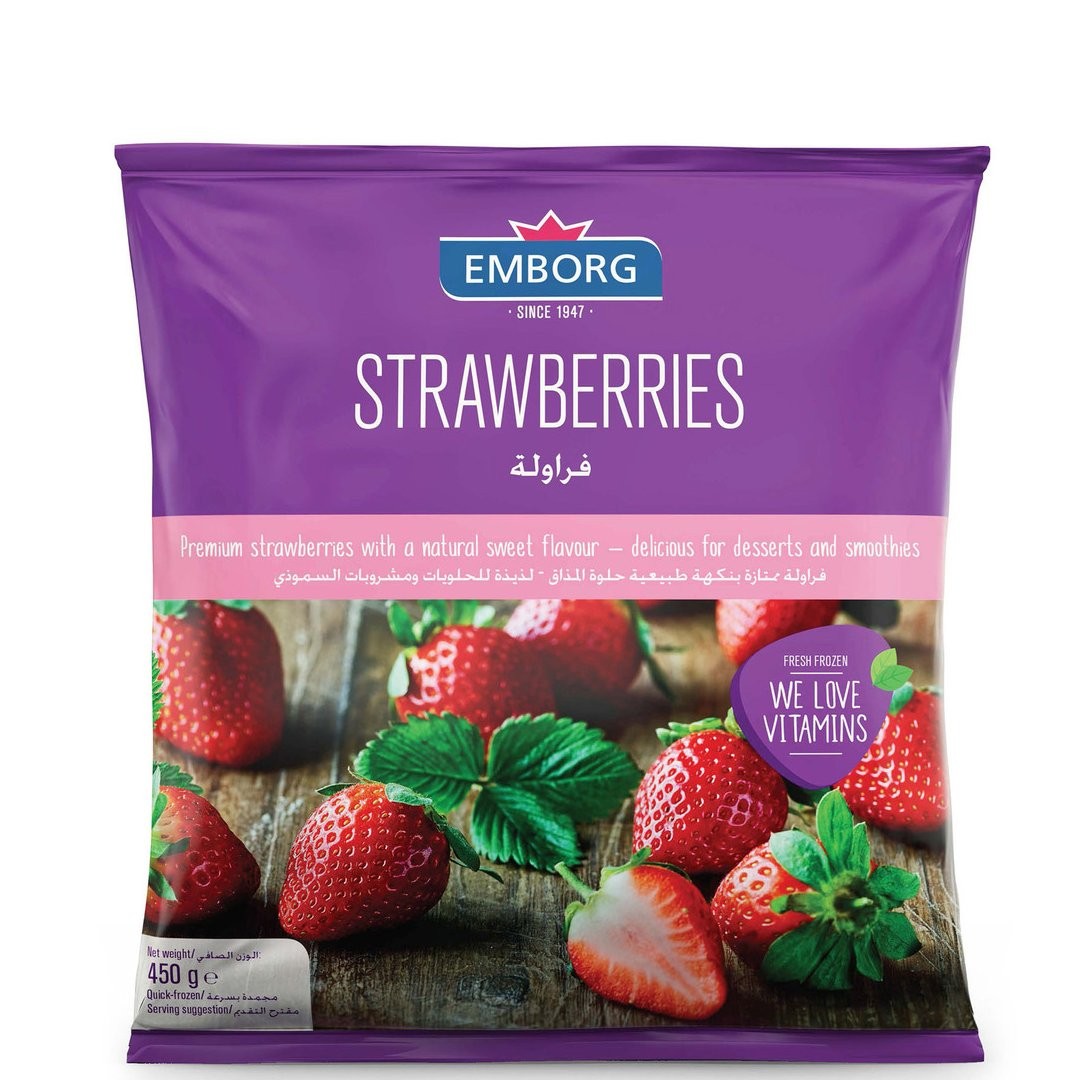 EMBORG STRAWBERRIES 450g
