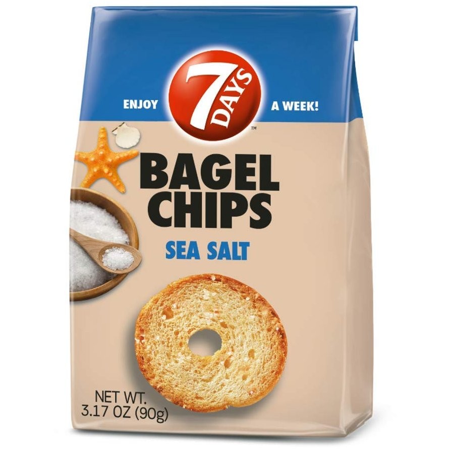 7DAYS BAGEL CHIPS SEA SALT 4oz