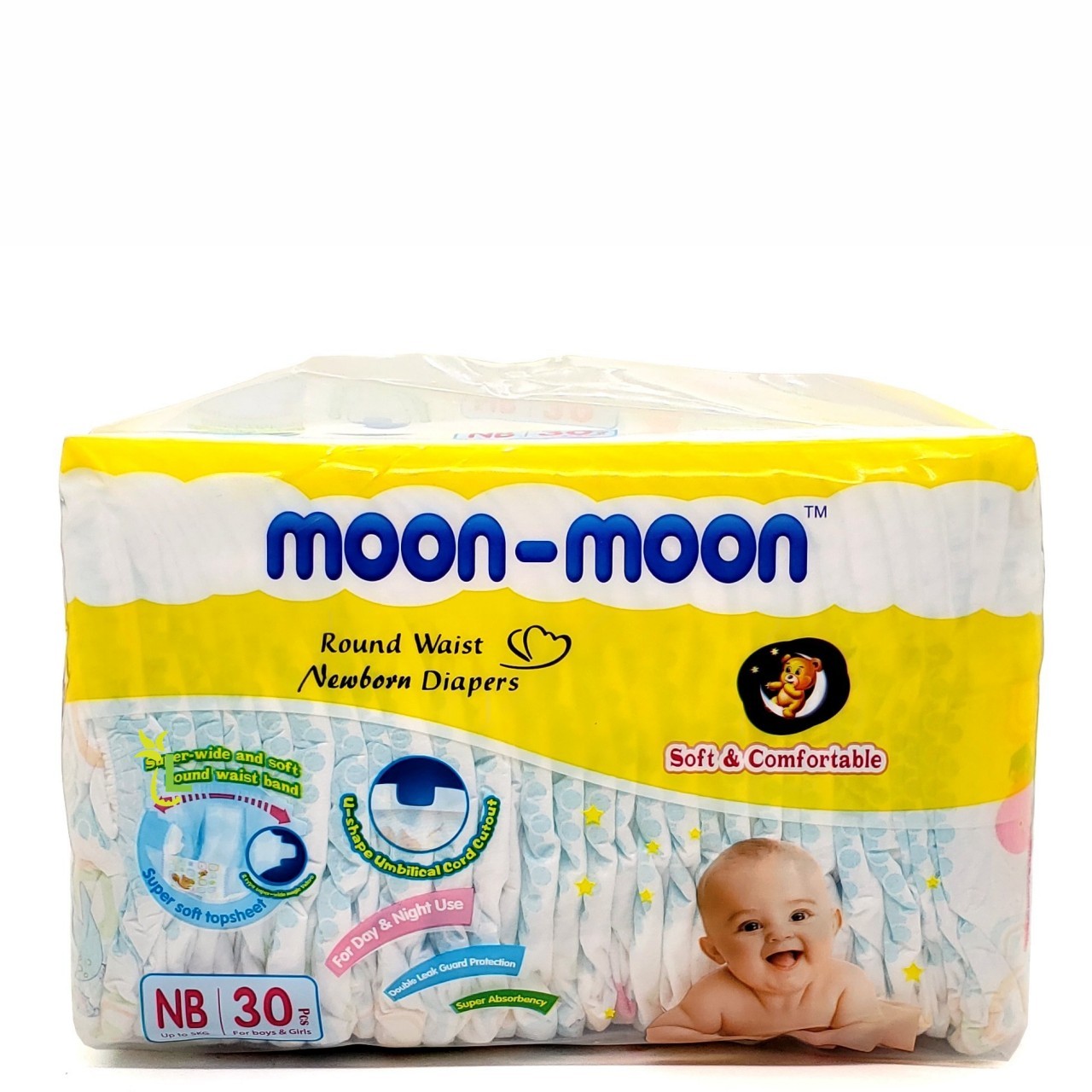 MOON-MOON BABY DIAPERS NB 30s