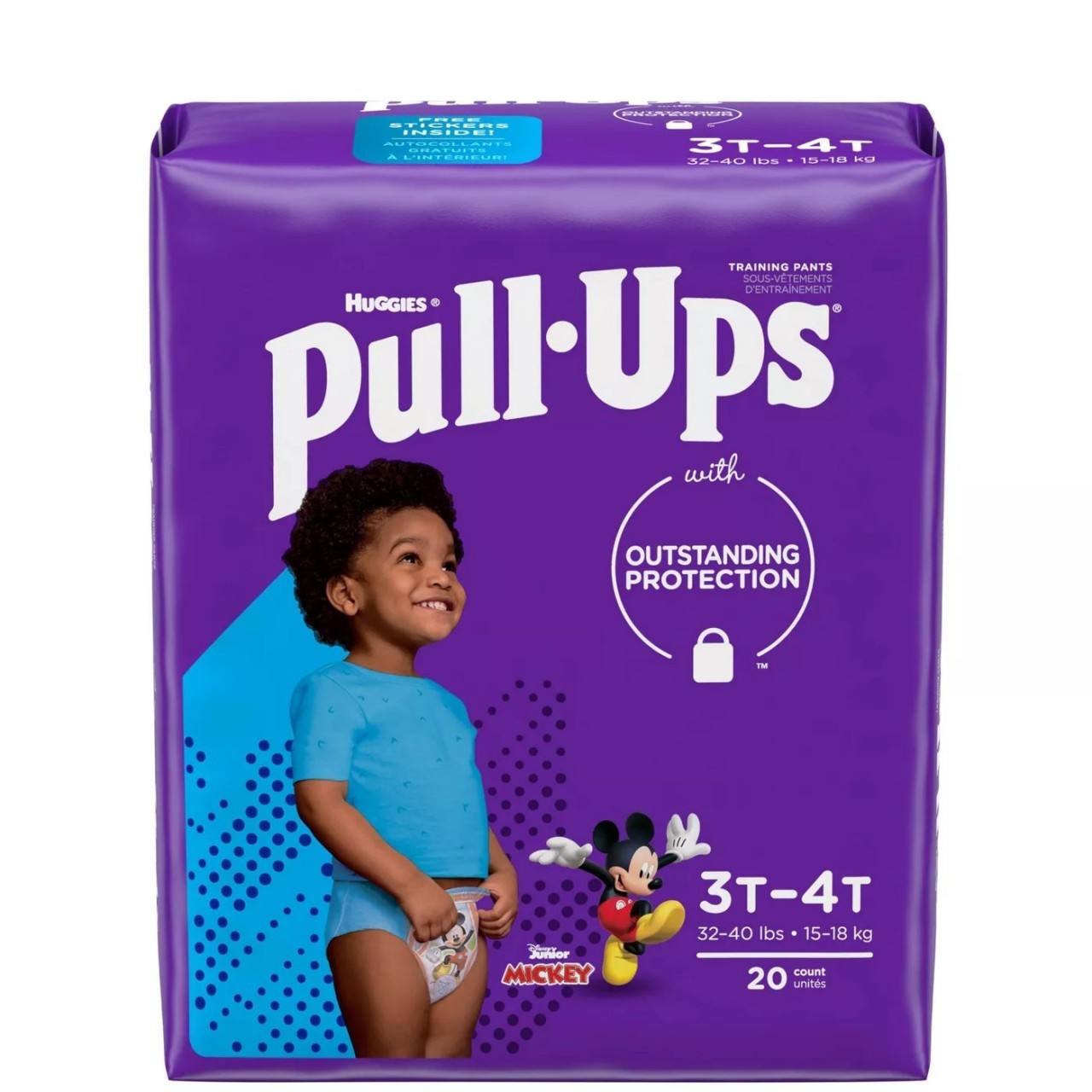 HUGGIES PULLUPS 3T-4T BOY 20s