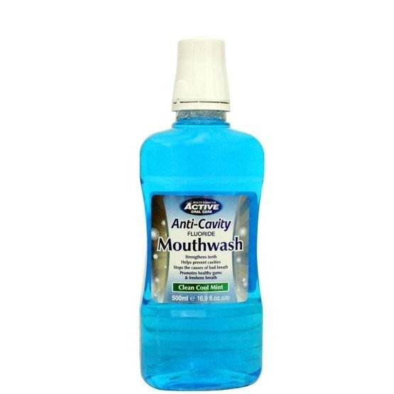 ACTIVE MOUTHWASH COOL MINT CAVITY 500ml
