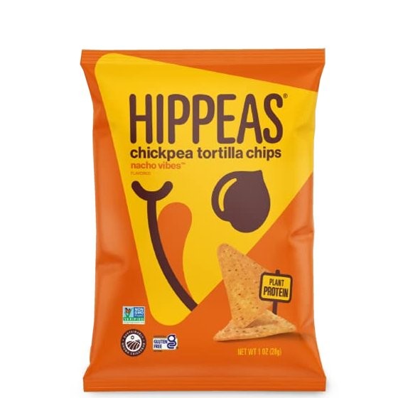 HIPPEAS TORTILLA CHIPS NACHO VIBES 1oz