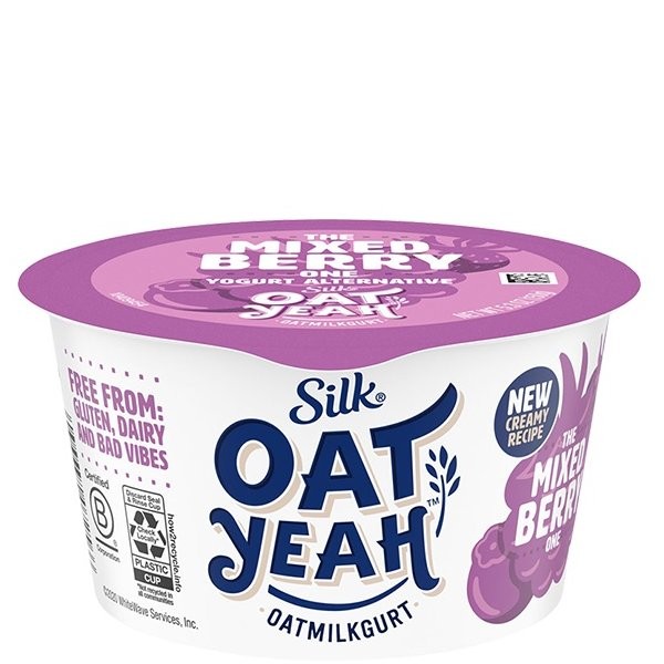 SILK YOGURT OAT YEAH MIXED BERRY 5.3oz