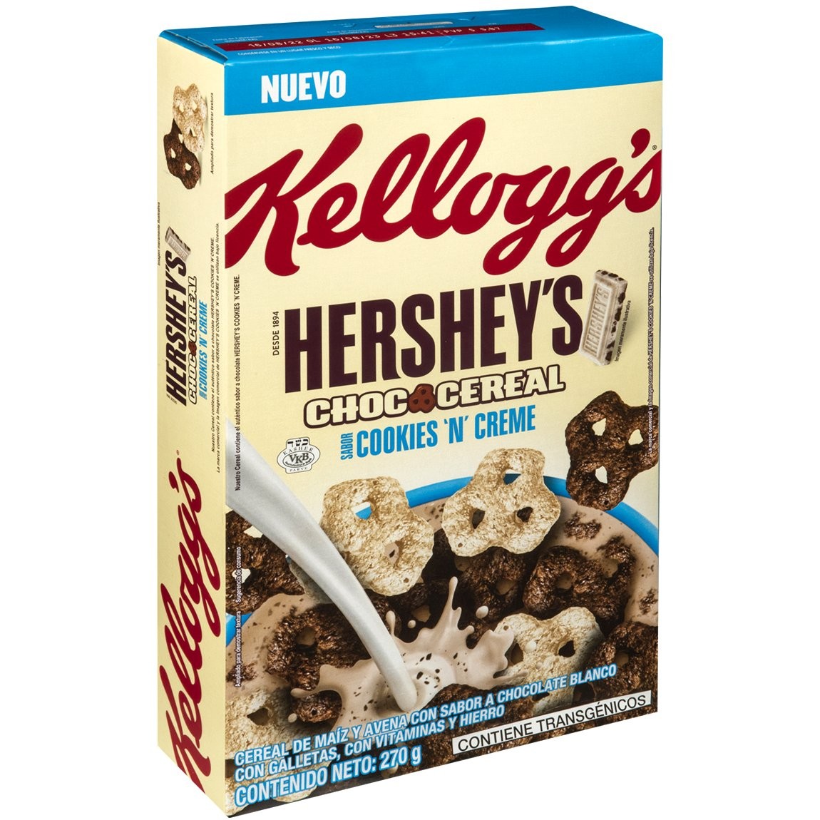 KELLOGGS HERSHEYS COOKIES N CREME 270g