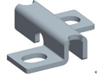 Nexxt Solutions Infrastructure - Vertical Wall Clip