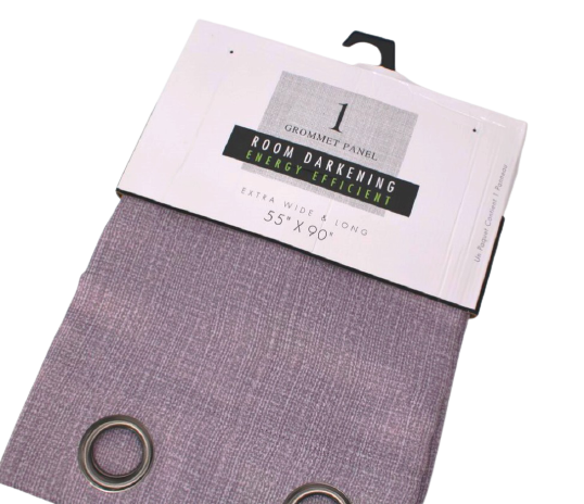 Window Blackout Curtains 55x90 Lavender