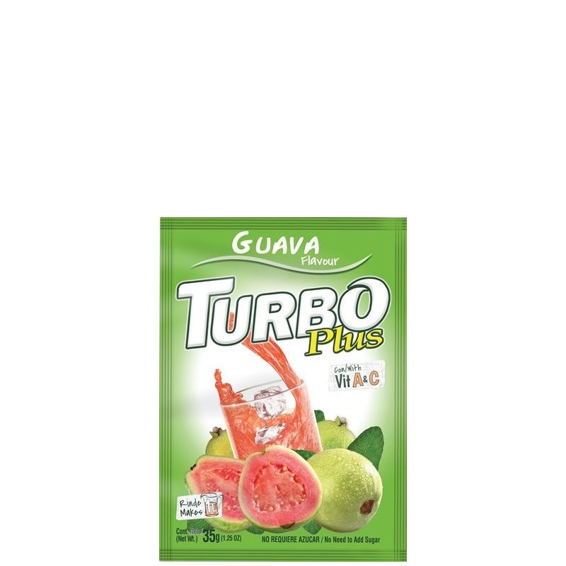 TURBO PLUS MIX GUAVA PINEAPPLE 35g