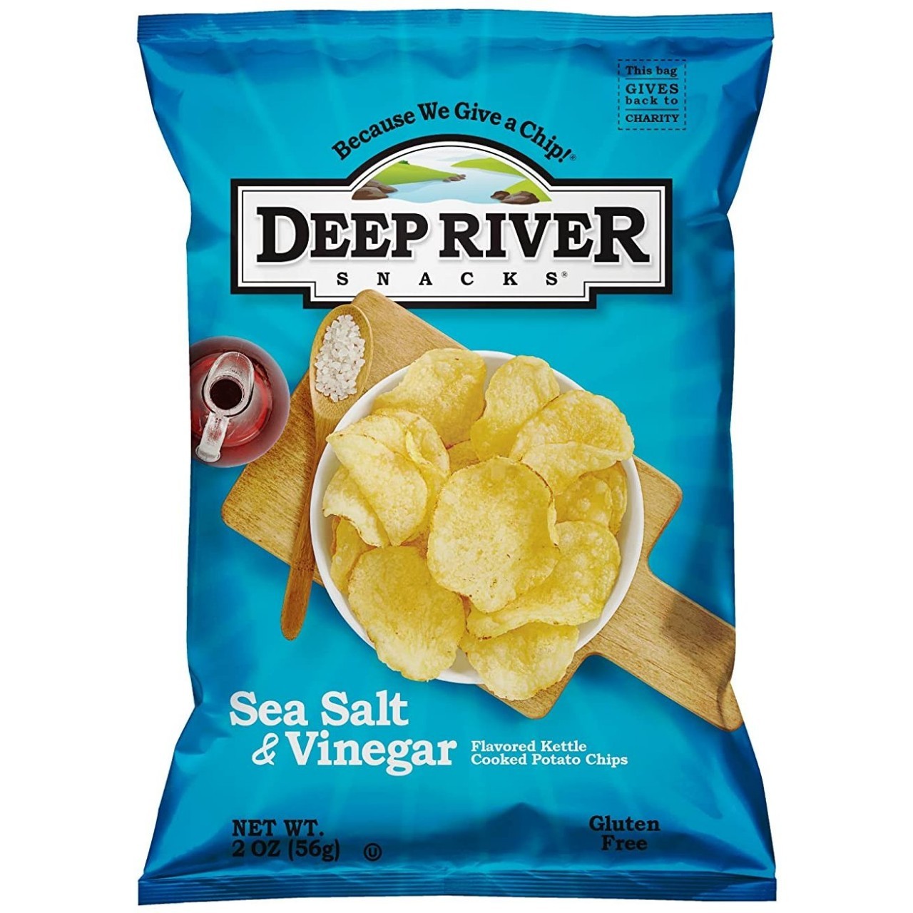 DEEP RIVER KETTLE CHIPS SALT VINEGAR 2oz