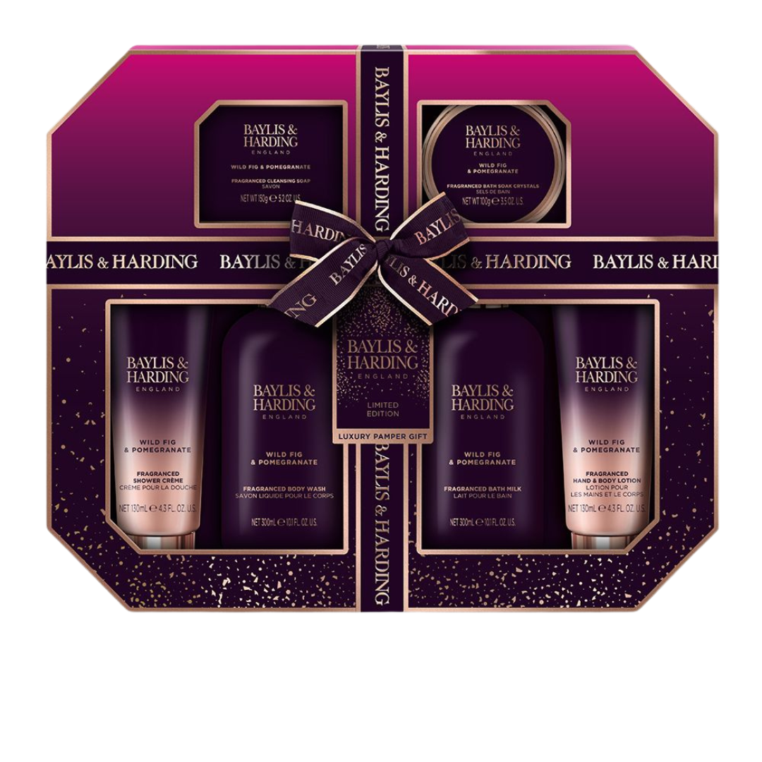 Baylis & Harding: Wild Fig and Pomegranate, Ultimate Bathing Gift Set