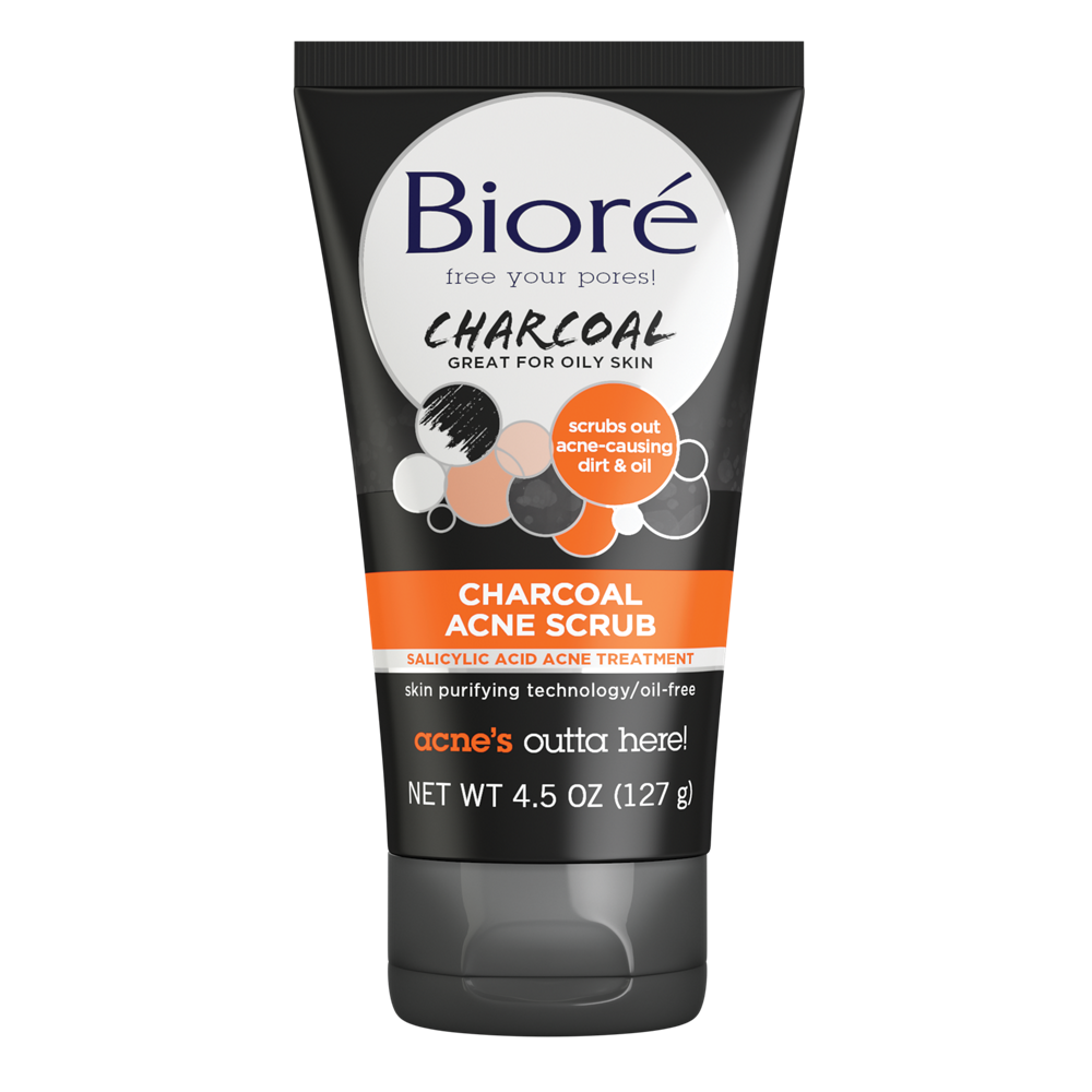 Biore Charcoal Acne Scrub, 4.5oz