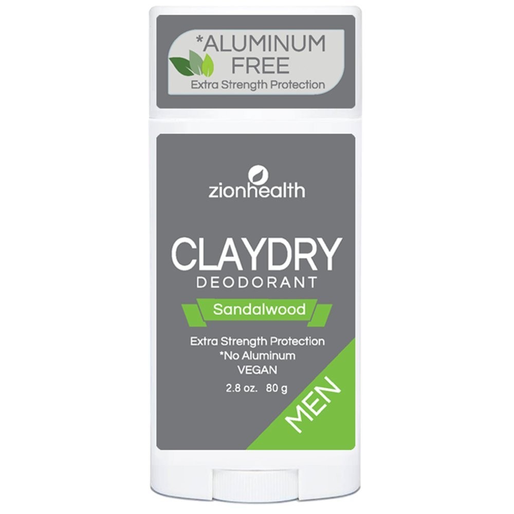 ZION CLAYDRY DEODERANT SANDALWOOD 80g