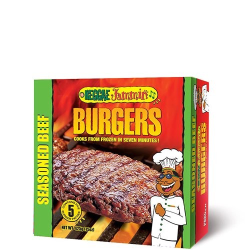 REGGAE JAMMIN BURGER BEEF SEASONED 15oz