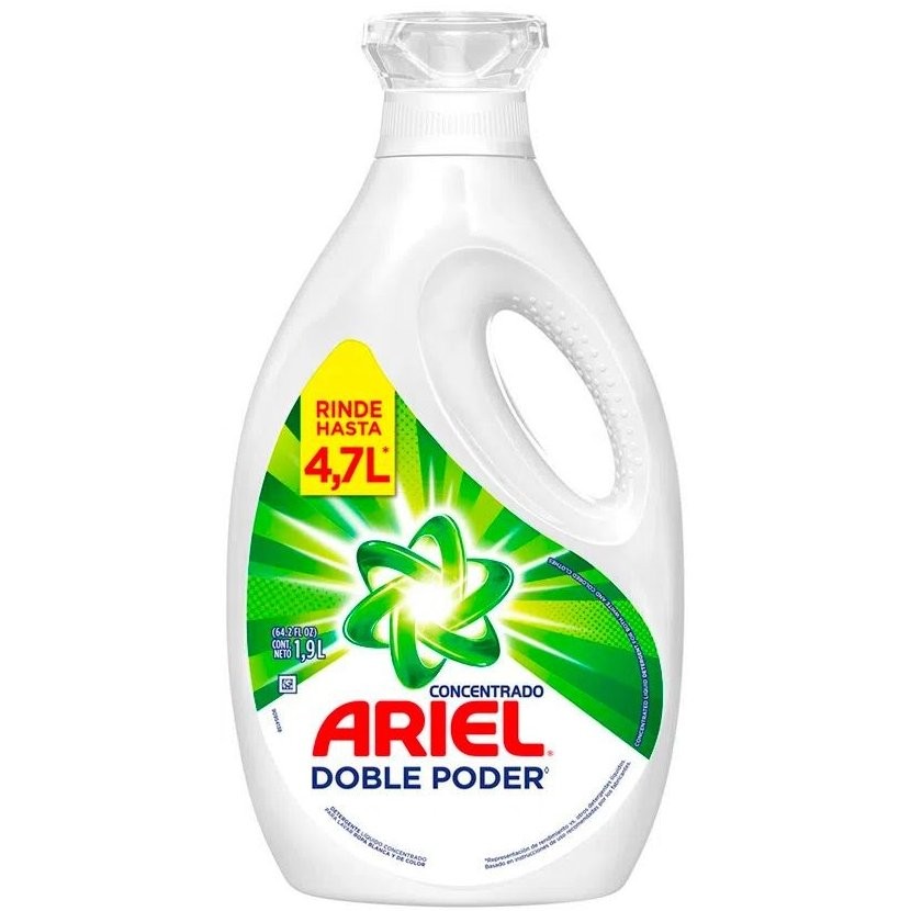 ARIEL LIQUID DOBLE PODER 1900ml