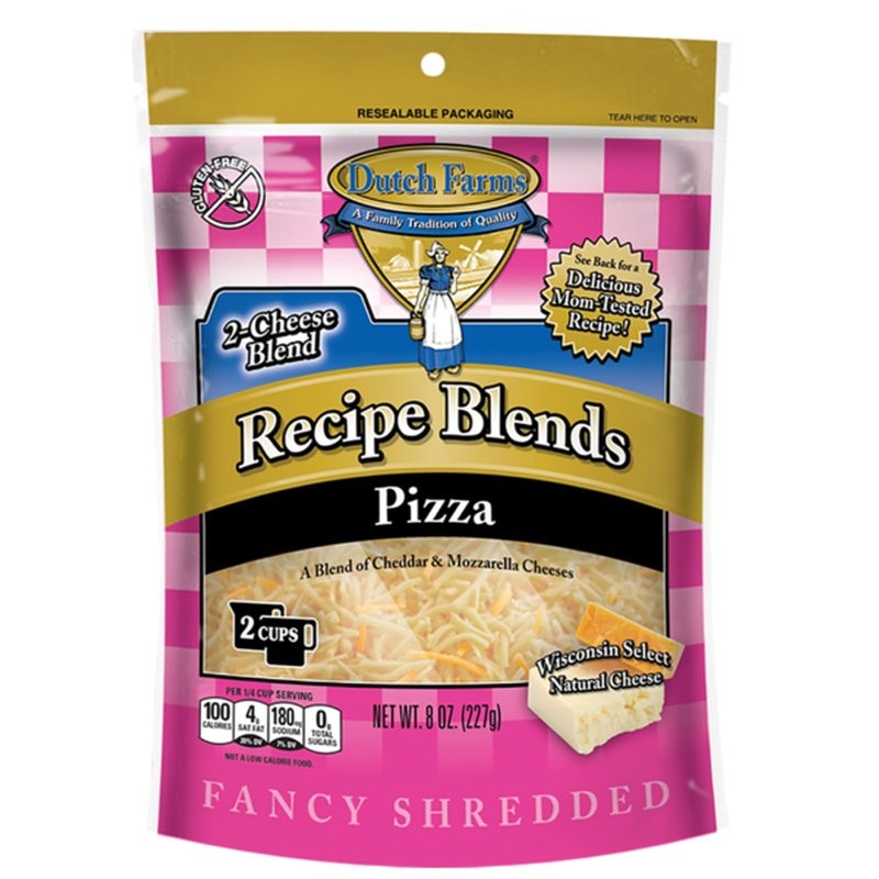 DUTCH FARMS PIZZA CHEESE 8oz