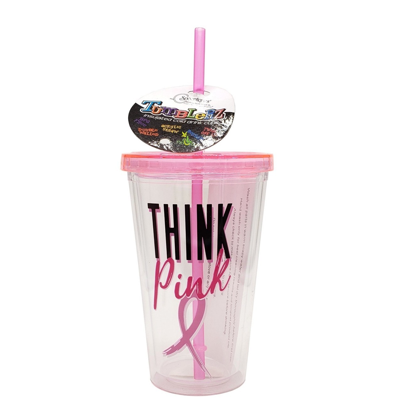 SPOONTIQ BCA CUP W/ STRAW 1ct