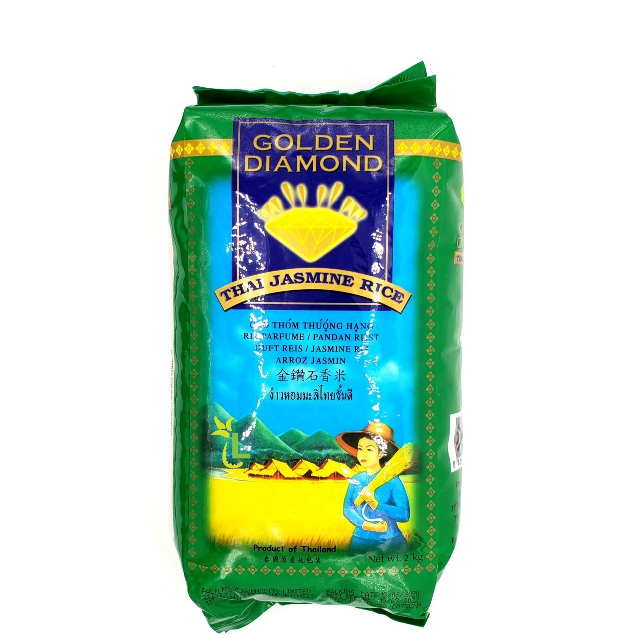GOLDEN DIAMOND JASMINE RICE 2kg