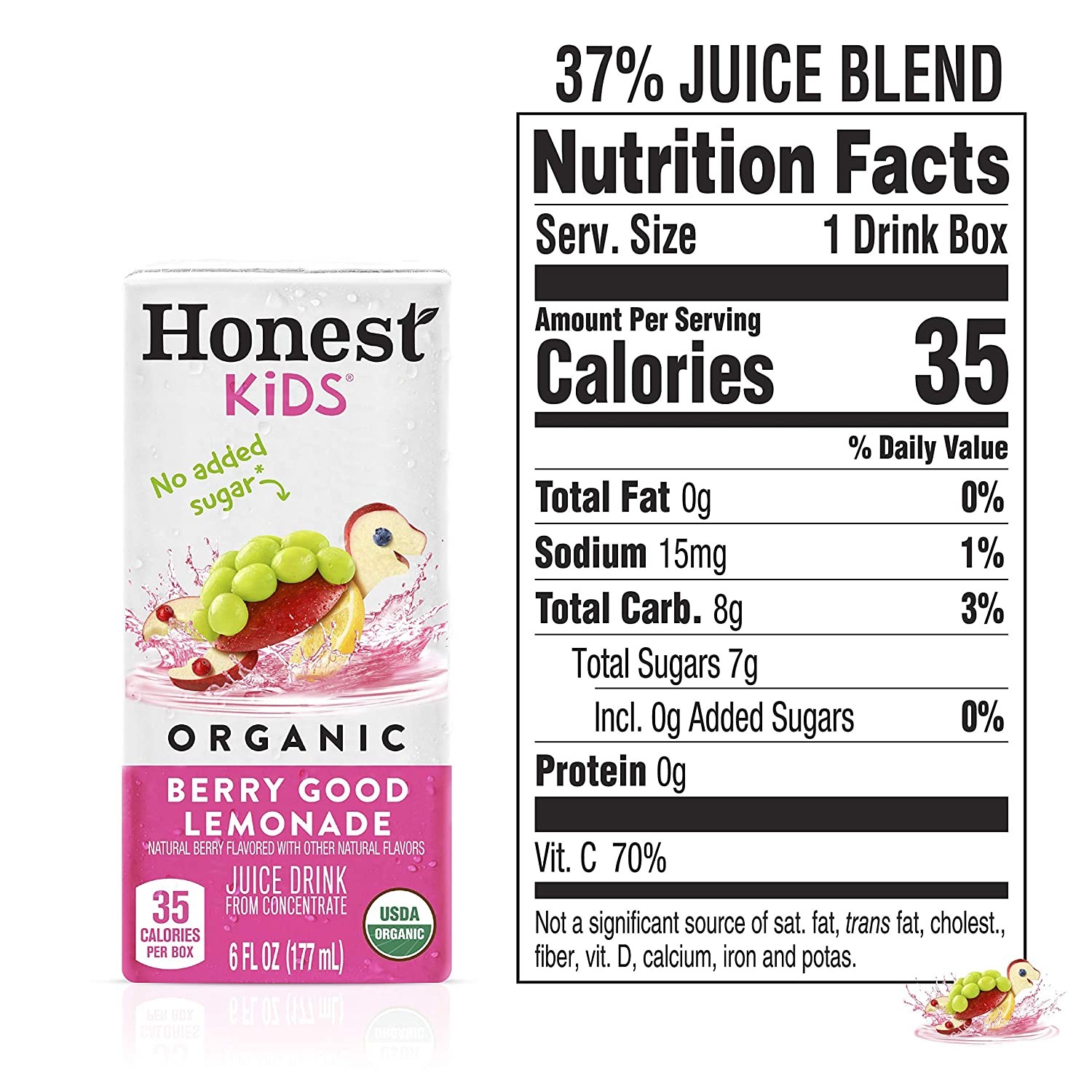 HONEST KIDS BERRY GOOD LEMONADE 177ml