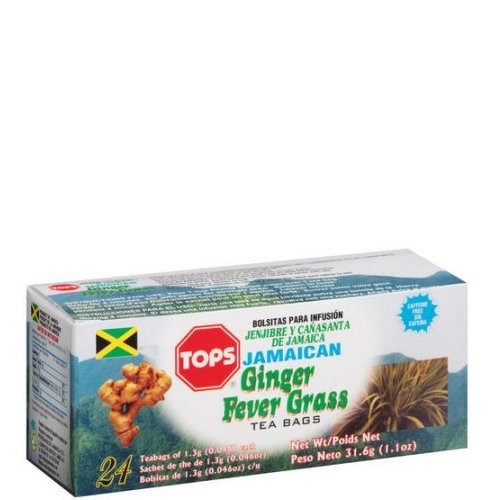 TOPS TEA GINGER FEVER GRASS 24s