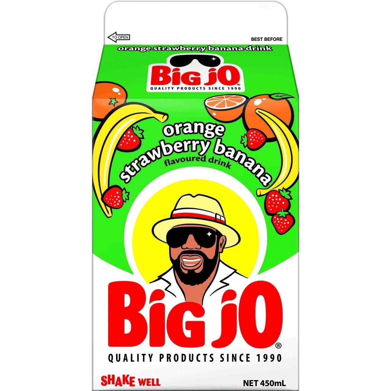 BIG JO ORANGE STRAWBERRY BANANA 450ml