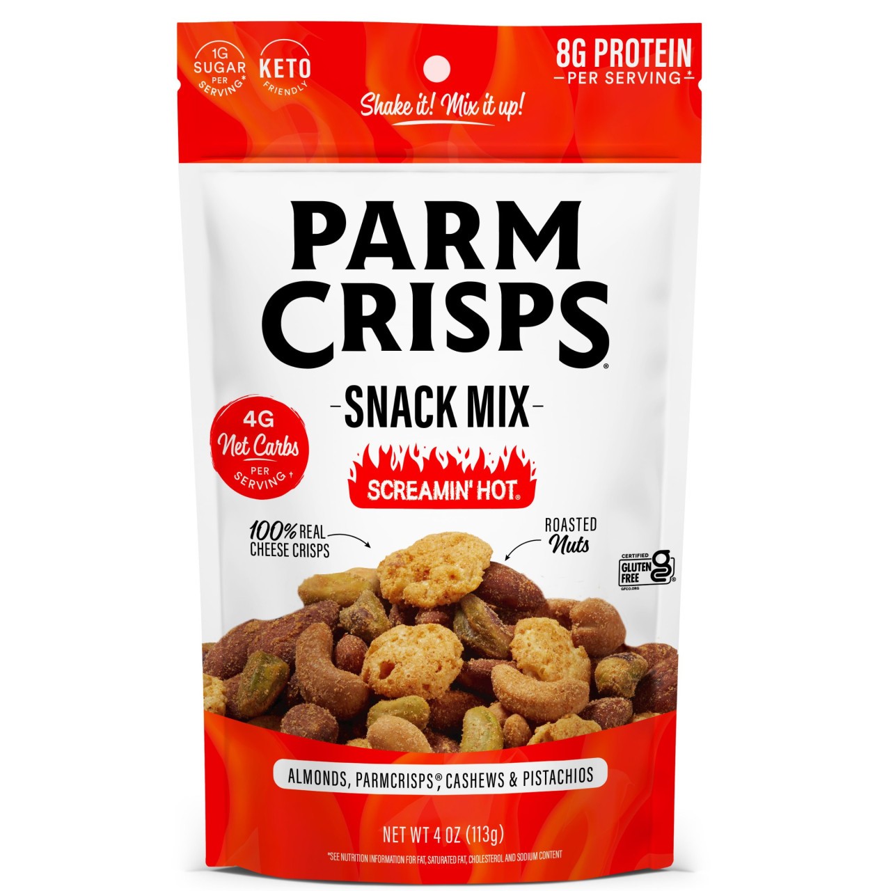 PARM CRISPS SCREAMIN HOT 4oz