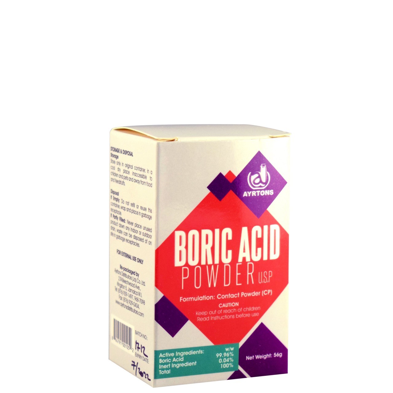AYRTONS BORIC ACID POWDER 56g