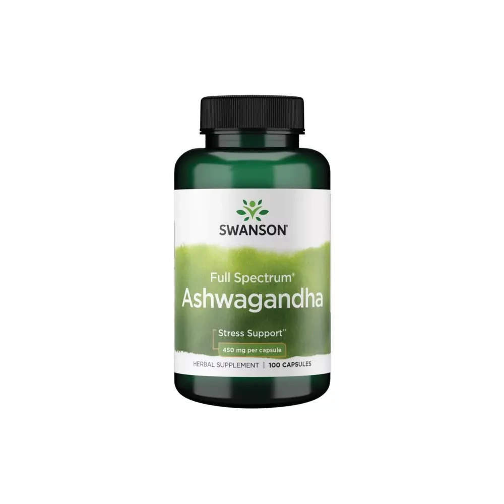 Swanson Full Spectrum Ashwagandha Stress Support 400mg, 100 Capsules