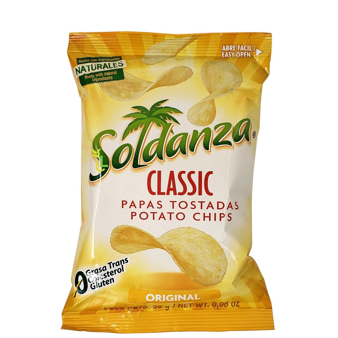 SOLDANZA POTATO CHIPS CLASSIC 28g