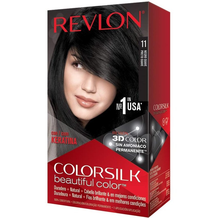 REVLON COLORSILK BLACK 1 Application