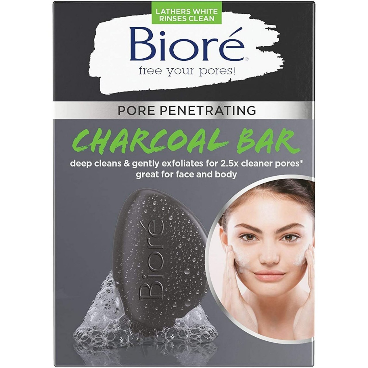 BIORE CHARCOAL BAR 3.77oz