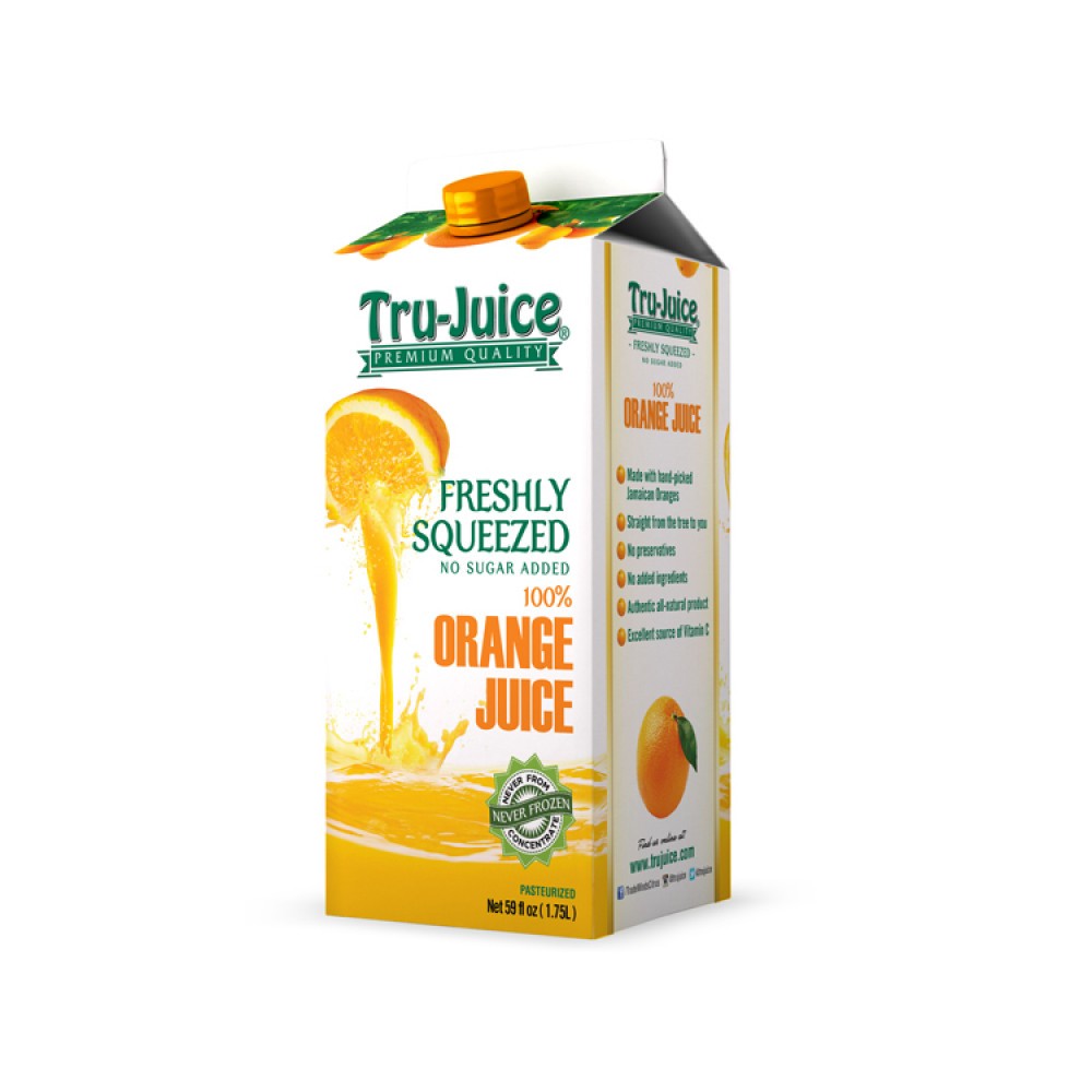 TRU-JUICE ORANGE JUICE 1.75LT
