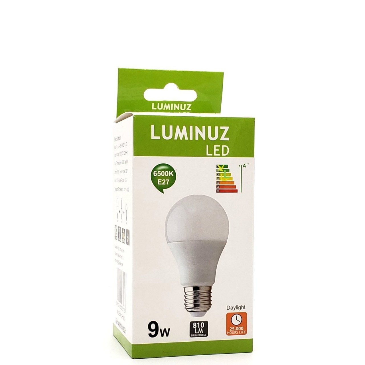 LUMINUZ LED BULB DAYLIGHT 9W
