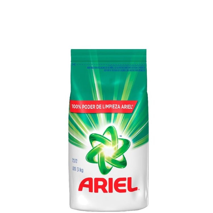 ARIEL POWDER DETERGENT 3kg