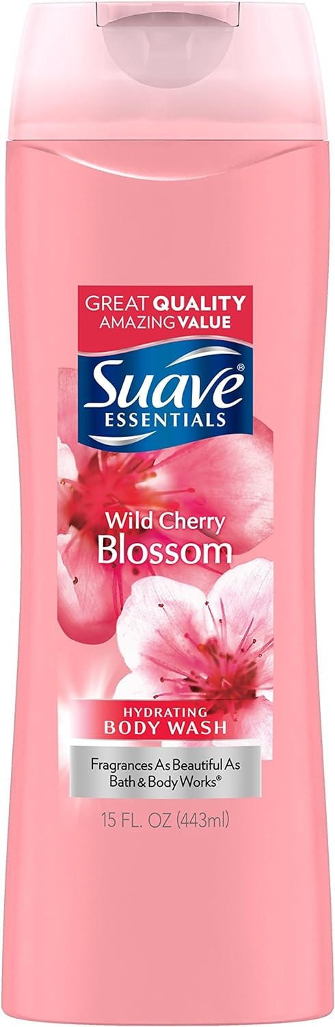 SUAVE BODY WASH WILD CHERRY BLOSSOM 15oz