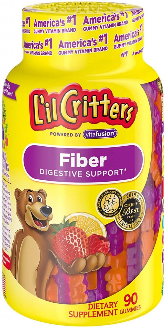 L'il Critters Kids Fiber Gummy Bears Supplement, 90 Count