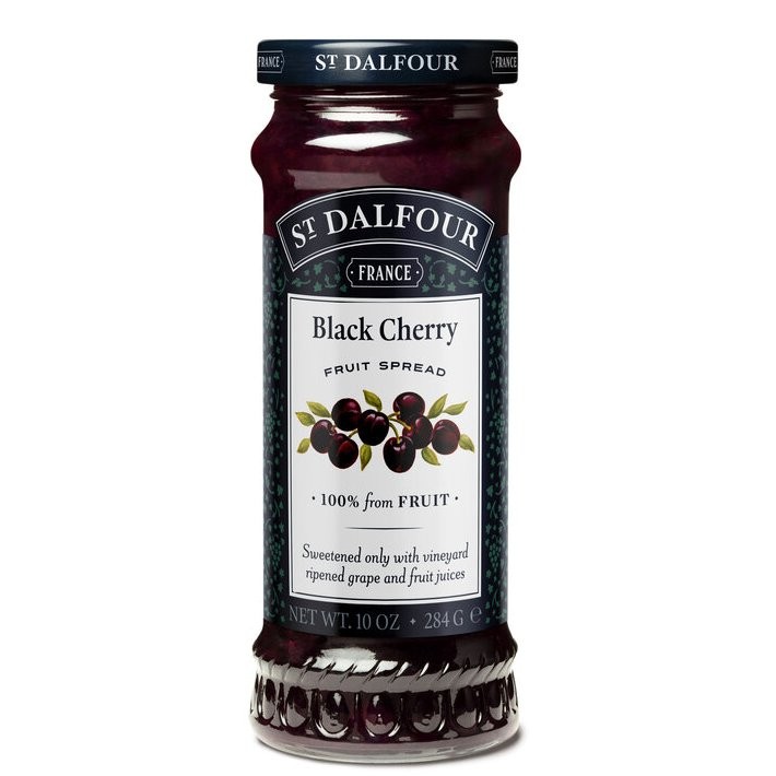 ST DALFOUR CONSERVES BLACK CHERRY 10oz