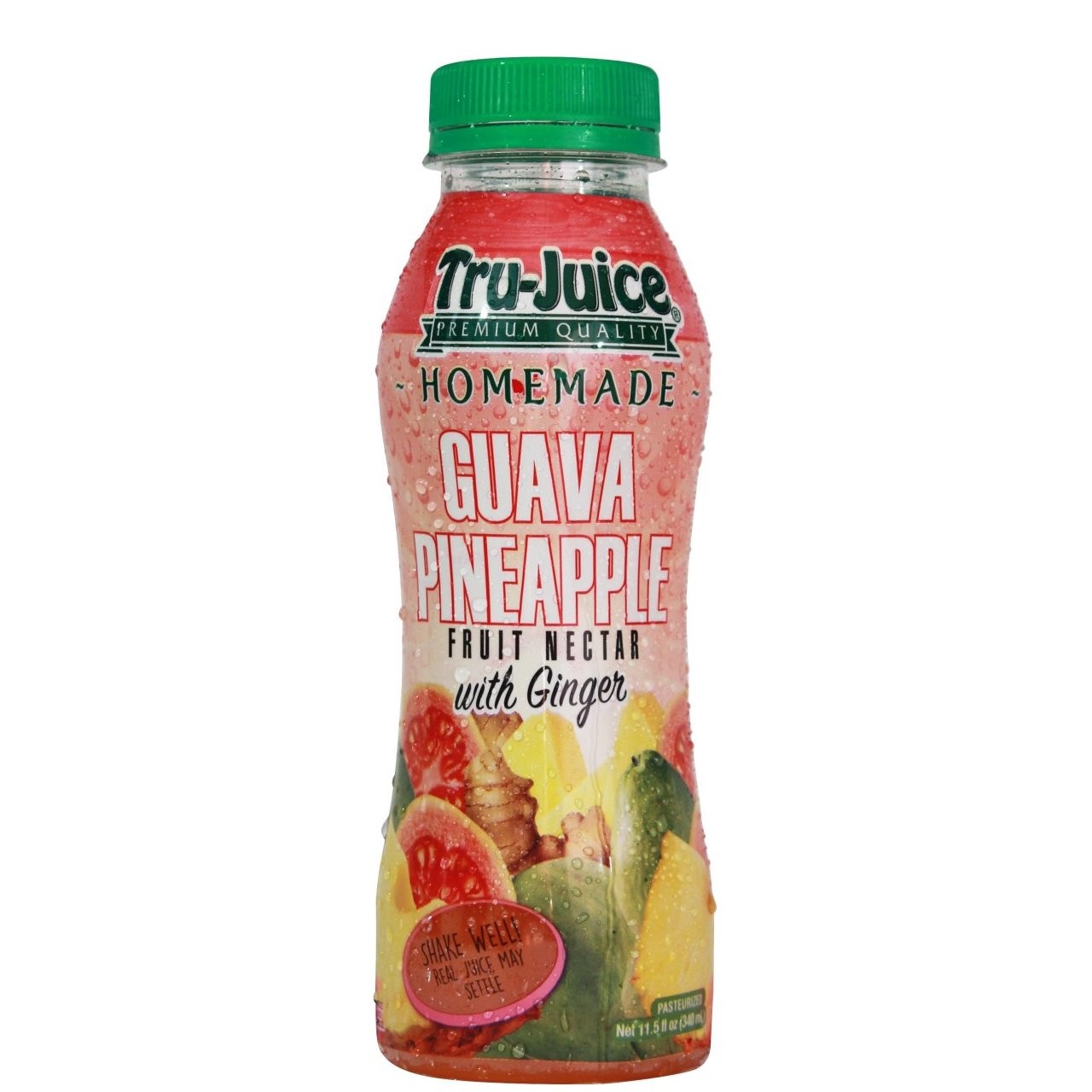 TRU-JUICE GUAVA PINEAPPLE GINGER 340ml