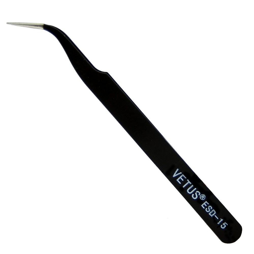 VETUS ESD 15 CURVED TWEEZER TOOL
