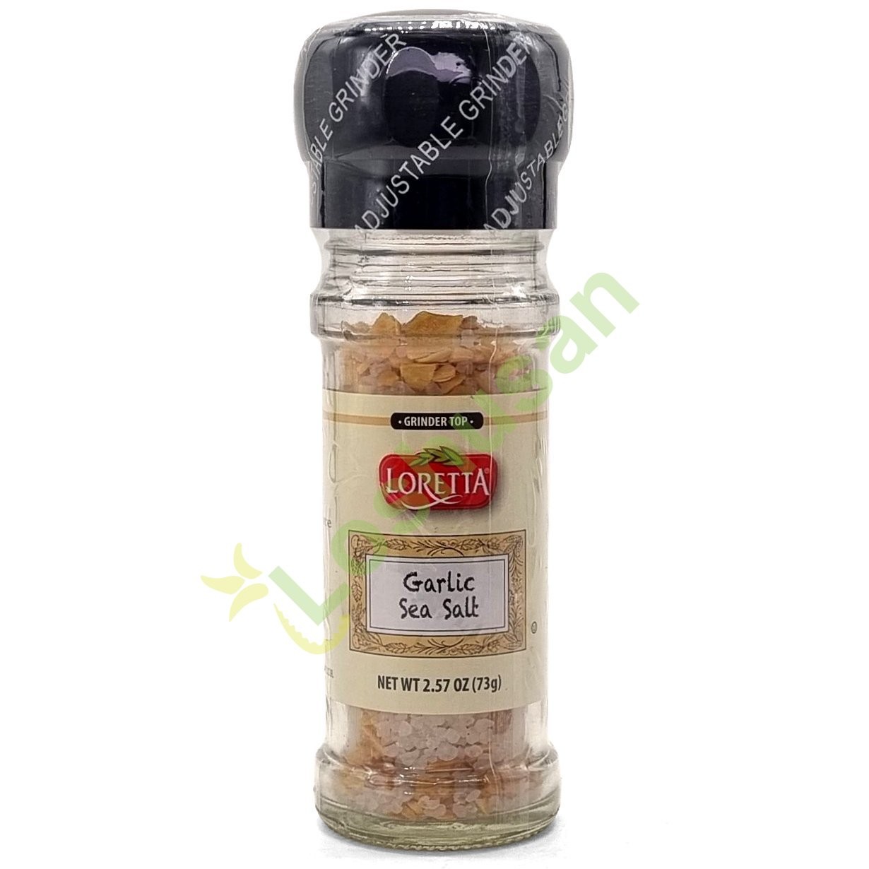 LORETTA GRINDER GARLIC SEASALT 2.oz
