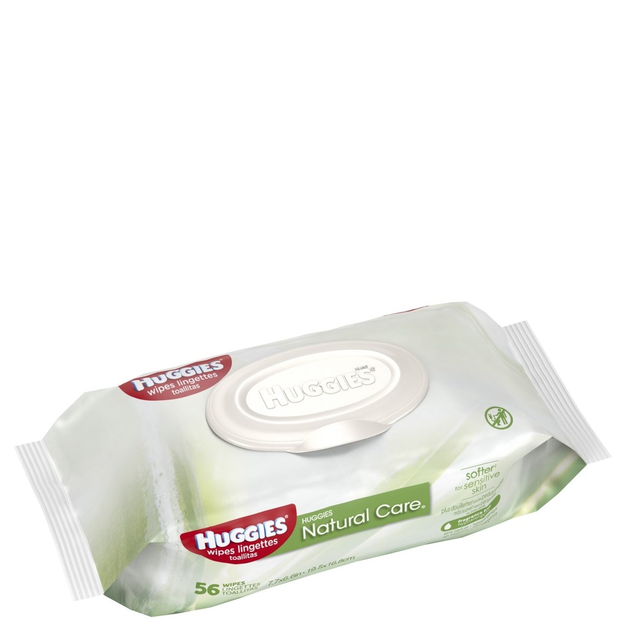 HUGGIES WIPES NAT CARE FF REF SOFT 56s