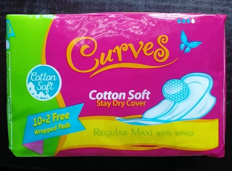 CURVES REGULAR MAXI WITH WINGS 10’S