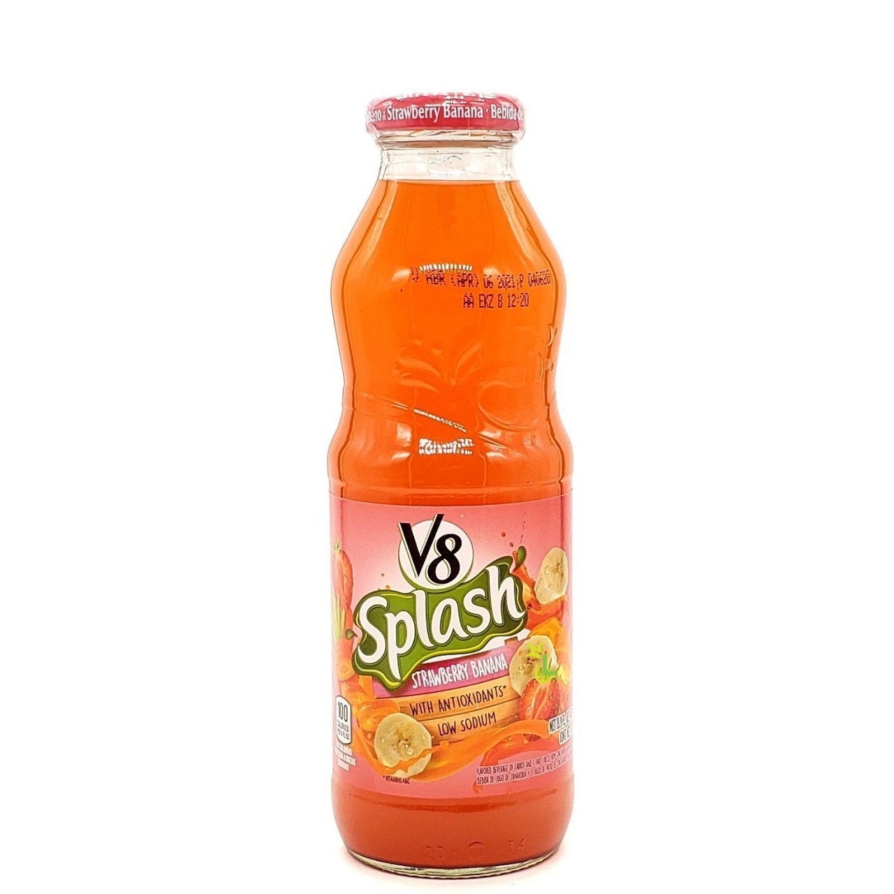 V8 SPLASH STRAWBERRY BANANA 16oz