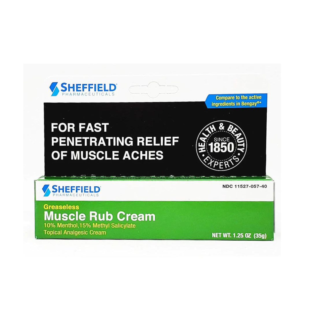 Sheffield Greaseless Muscle Rub Cream 35g